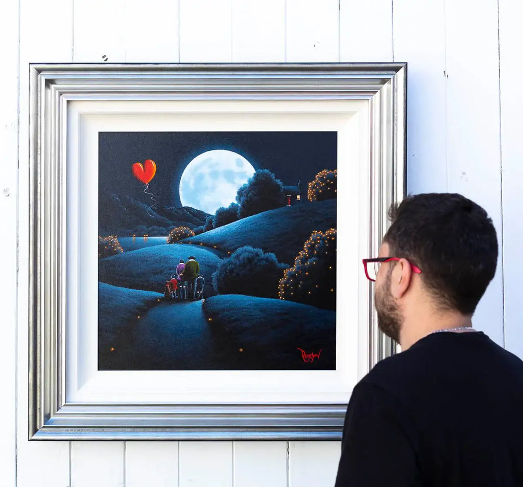 Moonlit Glow - Original - SOLD by artist David Renshaw - Wyecliffe Galleries