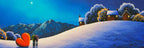Moonlit Skies - Original - SOLD by artist David Renshaw - Wyecliffe Galleries