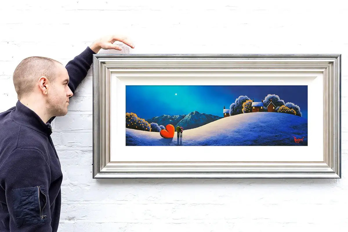 Moonlit Skies - Original - SOLD by artist David Renshaw - Wyecliffe Galleries