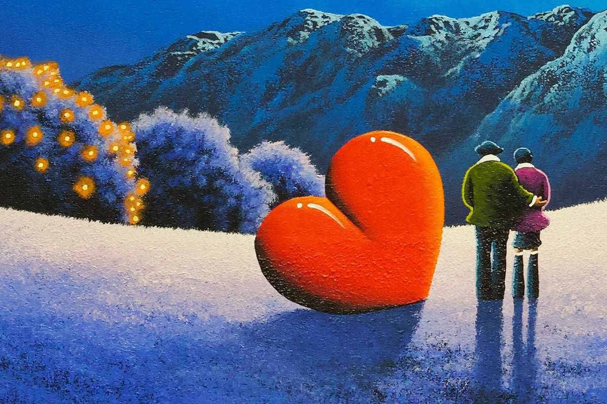 Moonlit Skies - Original - SOLD by artist David Renshaw - Wyecliffe Galleries