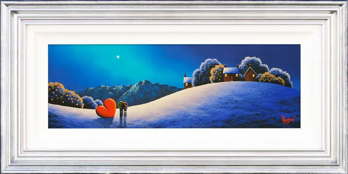 Moonlit Skies - Original - SOLD by artist David Renshaw - Wyecliffe Galleries