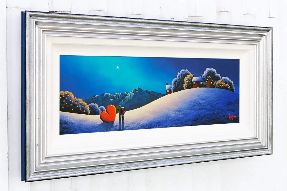 Moonlit Skies - Original - SOLD by artist David Renshaw - Wyecliffe Galleries