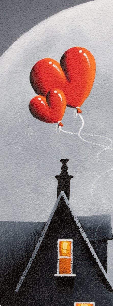 Moonlit Stroll - Original - SOLD by artist David Renshaw - Wyecliffe Galleries