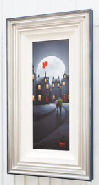 Moonlit Stroll - Original - SOLD by artist David Renshaw - Wyecliffe Galleries