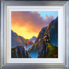Mountain Dwelling - Original - SOLD by artist David Renshaw - Wyecliffe Galleries