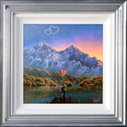 Mountain Gazing With You - Original -SOLD by artist David Renshaw - Wyecliffe Galleries