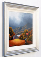 Mountain Lake - Original - SOLD by artist David Renshaw - Wyecliffe Galleries