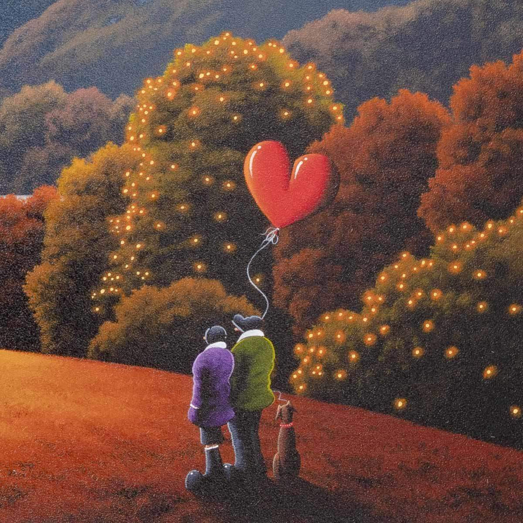 Mountain Lake - Original - SOLD by artist David Renshaw - Wyecliffe Galleries