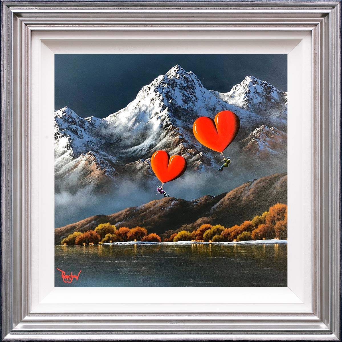 Moving Mountains - Original - SOLD by artist David Renshaw - Wyecliffe Galleries