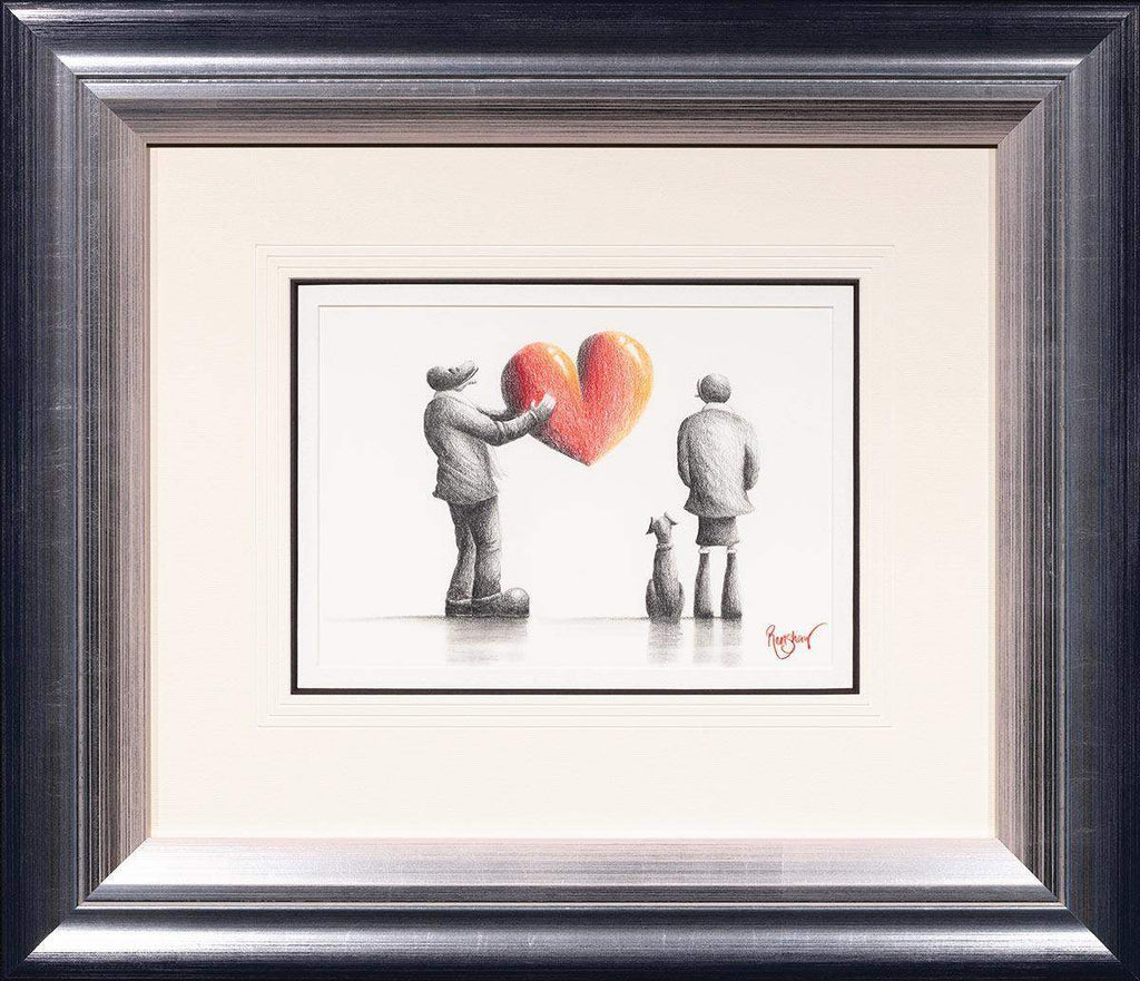 My Gift To You - Sketch - SOLD by artist David Renshaw - Wyecliffe Galleries