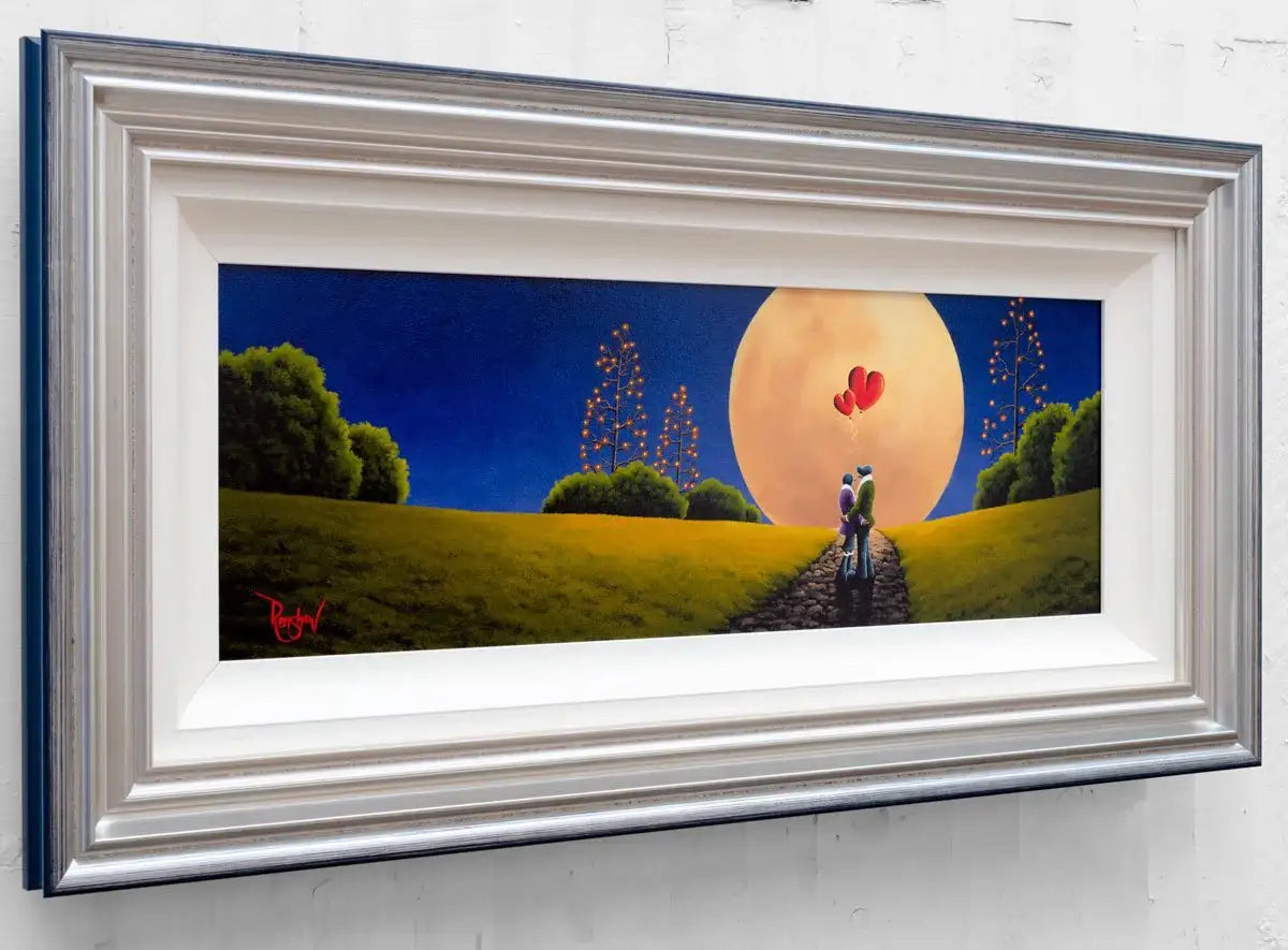 New Moon - Original - SOLD by artist David Renshaw - Wyecliffe Galleries