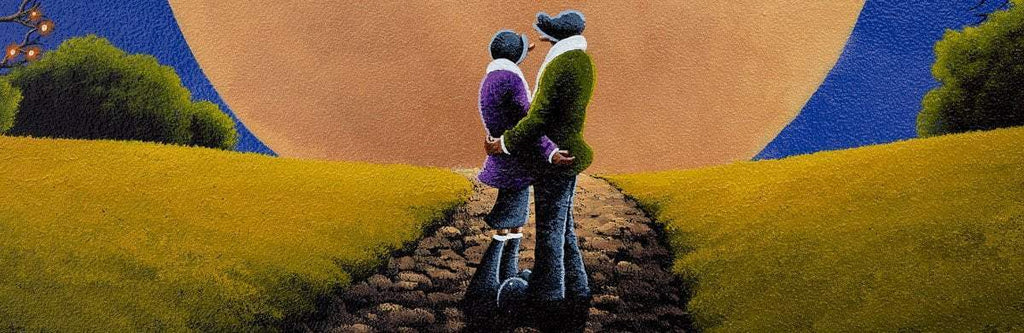 New Moon - Original - SOLD by artist David Renshaw - Wyecliffe Galleries