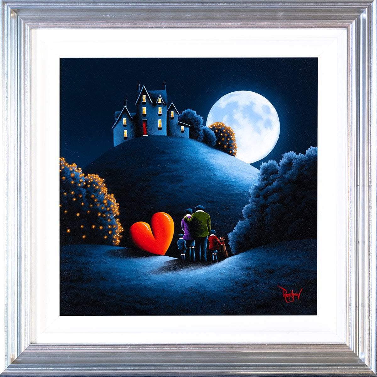 Nighttime Adventure - Original - SOLD by artist David Renshaw - Wyecliffe Galleries