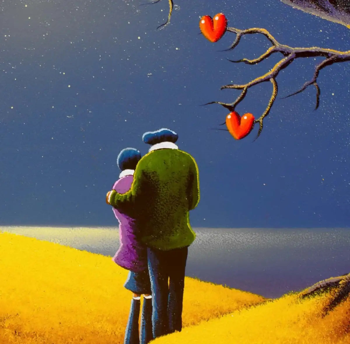 Nocturne - Original - SOLD by artist David Renshaw - Wyecliffe Galleries