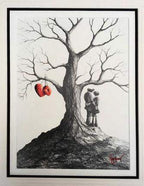 Nurture my Heart - Sketch - SOLD by artist David Renshaw - Wyecliffe Galleries