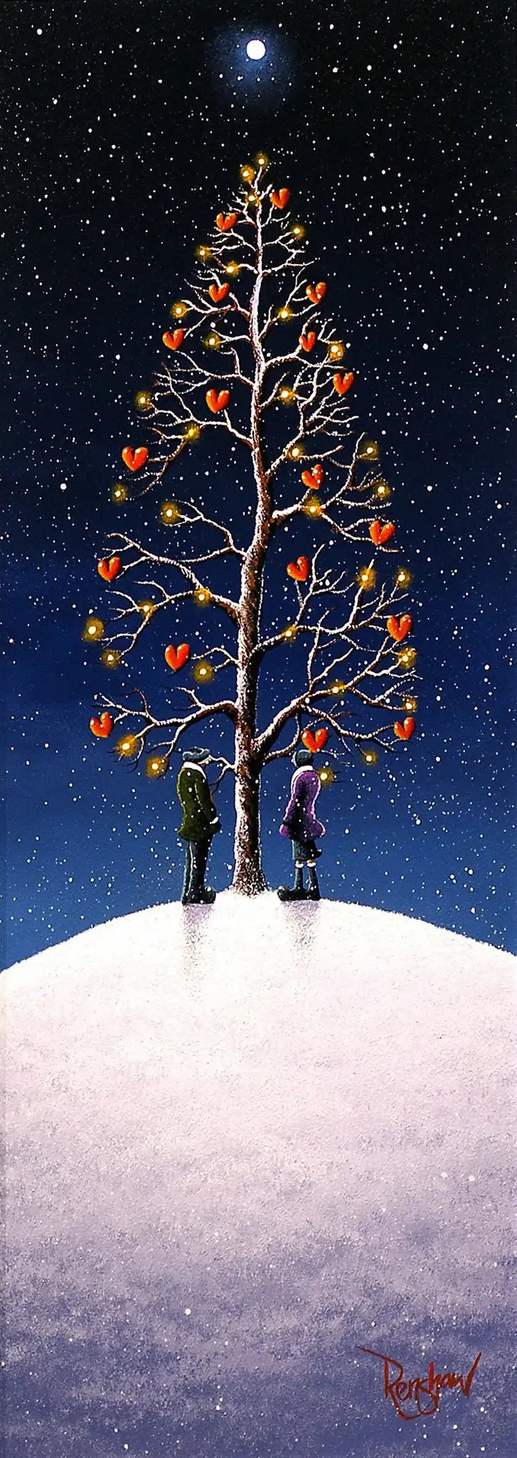 O' Christmas Tree - SOLD by artist David Renshaw - Wyecliffe Galleries