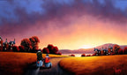 Off Into The Sunset - SOLD by artist David Renshaw - Wyecliffe Galleries