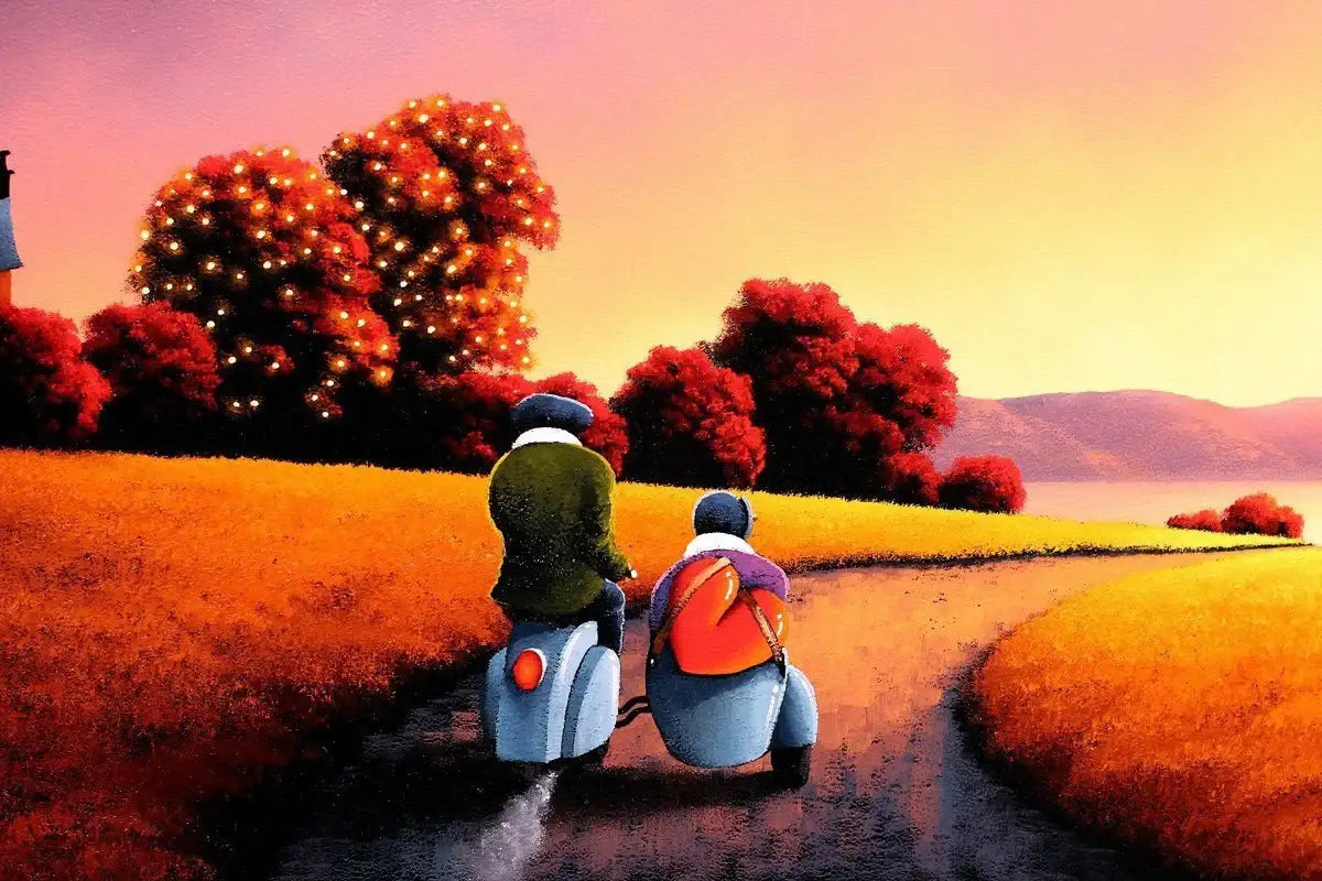 Off Into The Sunset - SOLD by artist David Renshaw - Wyecliffe Galleries