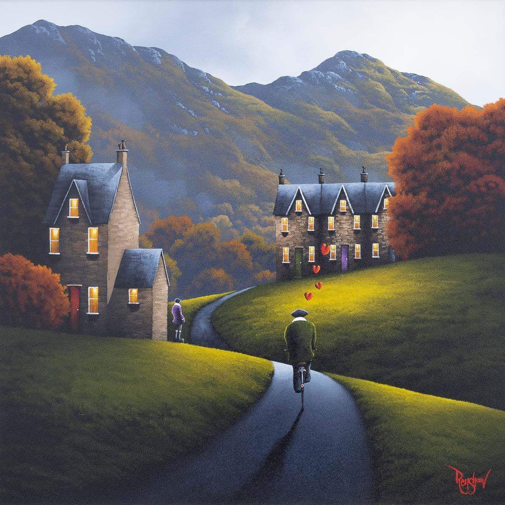 On My Way - Original - SOLD by artist David Renshaw - Wyecliffe Galleries