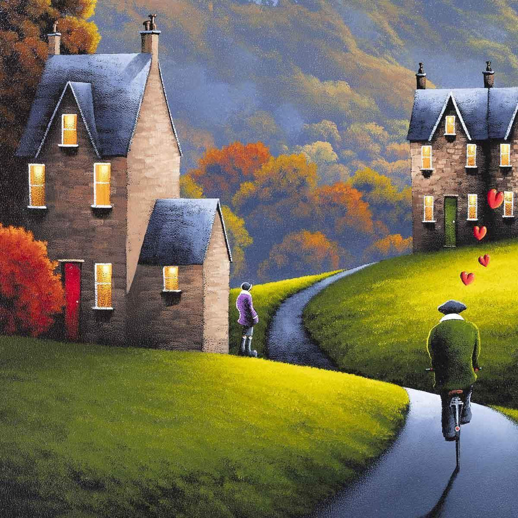 On My Way - Original - SOLD by artist David Renshaw - Wyecliffe Galleries