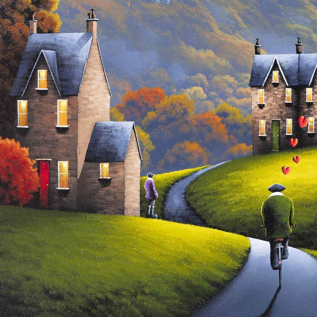 On My Way - Original - SOLD by artist David Renshaw - Wyecliffe Galleries