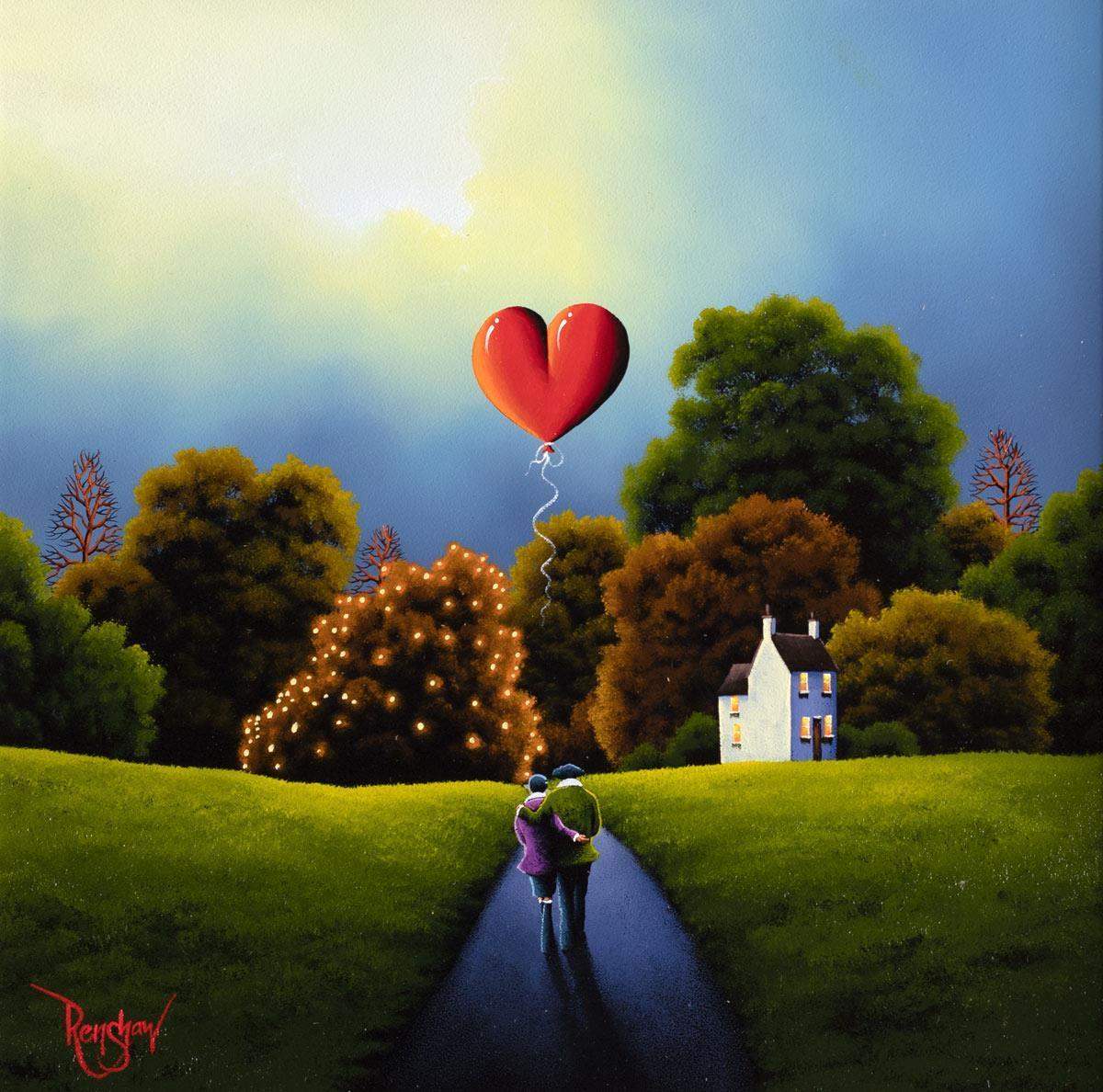 On Our Way Home - Original - SOLD by artist David Renshaw - Wyecliffe Galleries