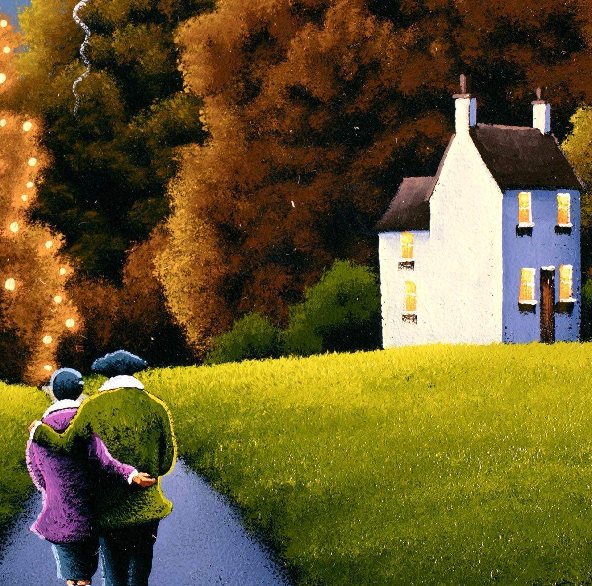 On Our Way Home - Original - SOLD by artist David Renshaw - Wyecliffe Galleries