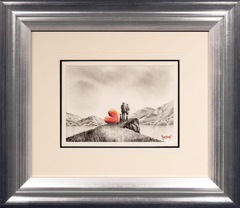 One Love - Original Pencil Sketch - SOLD by artist David Renshaw - Wyecliffe Galleries