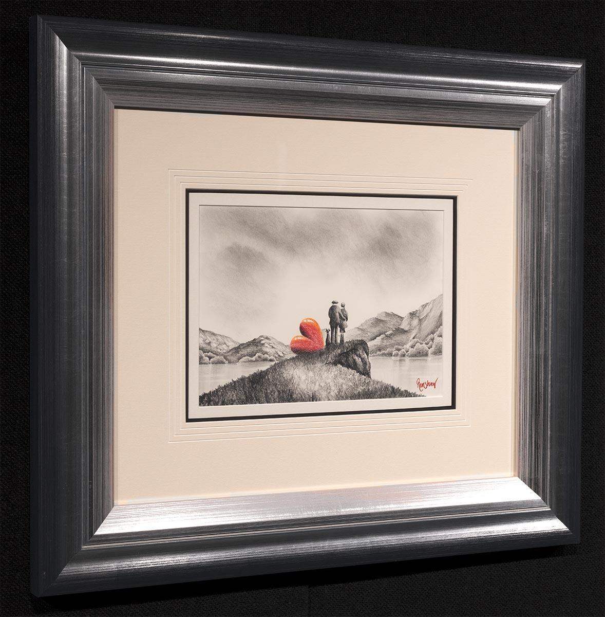 One Love - Original Pencil Sketch - SOLD by artist David Renshaw - Wyecliffe Galleries