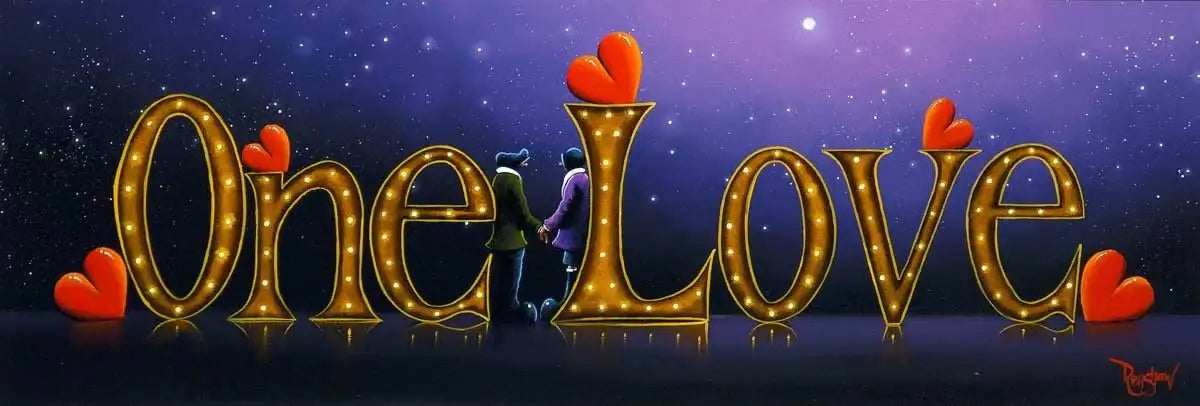 One Love - SOLD by artist David Renshaw - Wyecliffe Galleries