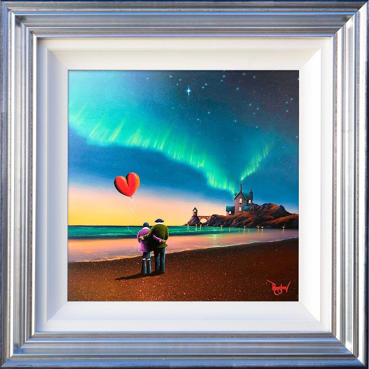 Our Coastal Escape - Original - SOLD by artist David Renshaw - Wyecliffe Galleries