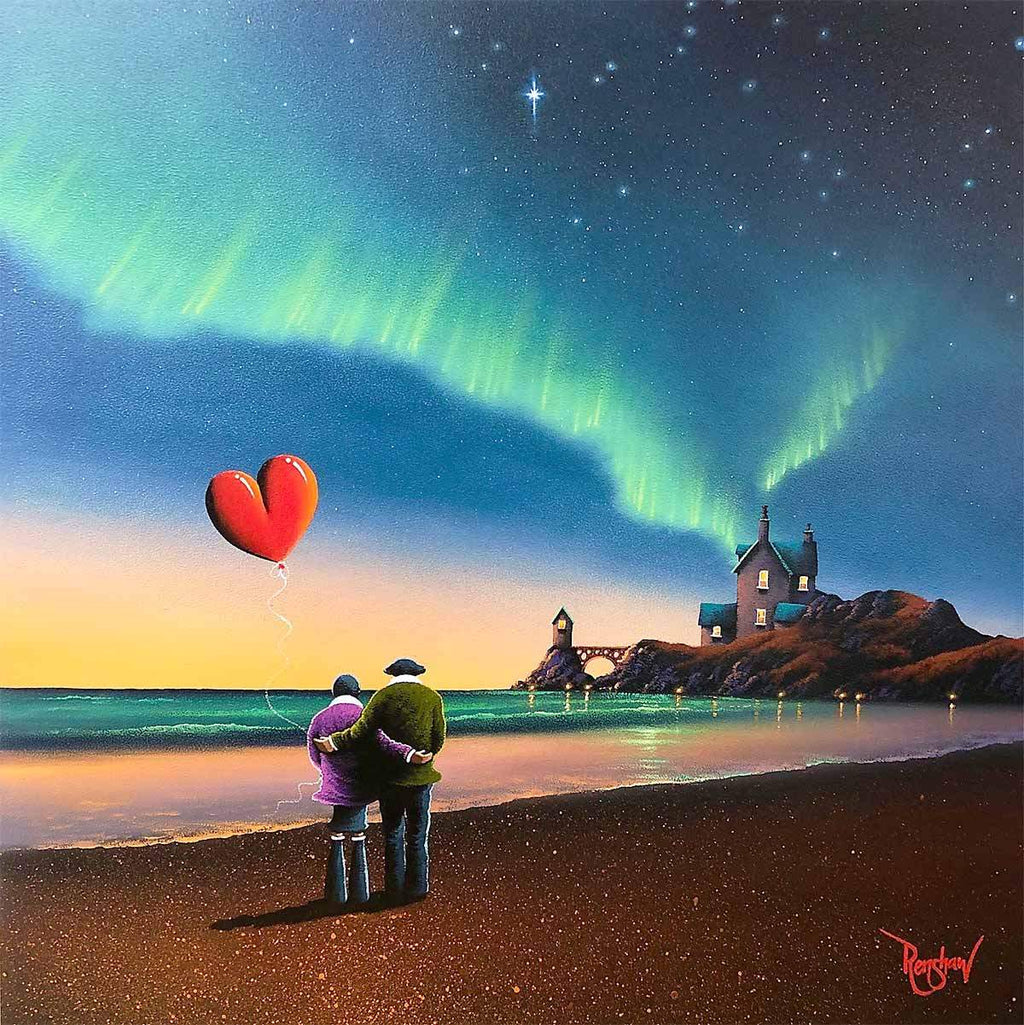 Our Coastal Escape - Original - SOLD by artist David Renshaw - Wyecliffe Galleries