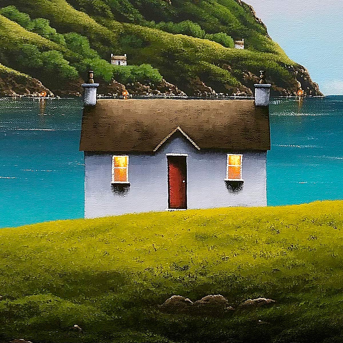 Our Coastal Home - Original - SOLD David Renshaw Framed