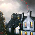 Our Edinburgh - Original - SOLD by artist David Renshaw - Wyecliffe Galleries