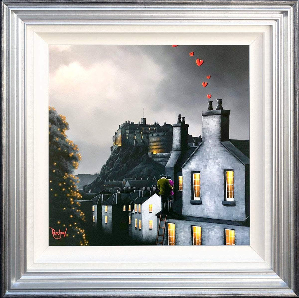 Our Edinburgh - Original - SOLD by artist David Renshaw - Wyecliffe Galleries