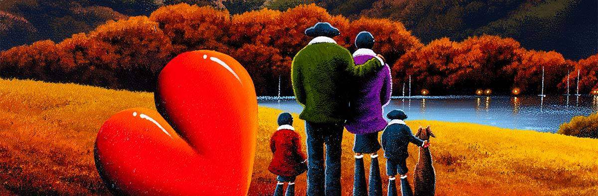 Our Family - Original - SOLD by artist David Renshaw - Wyecliffe Galleries