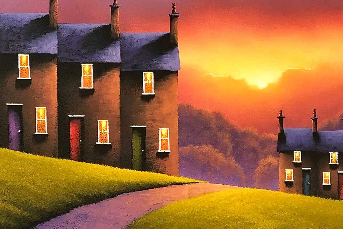 Just the Four of Us - Original - SOLD by artist David Renshaw - Wyecliffe Galleries