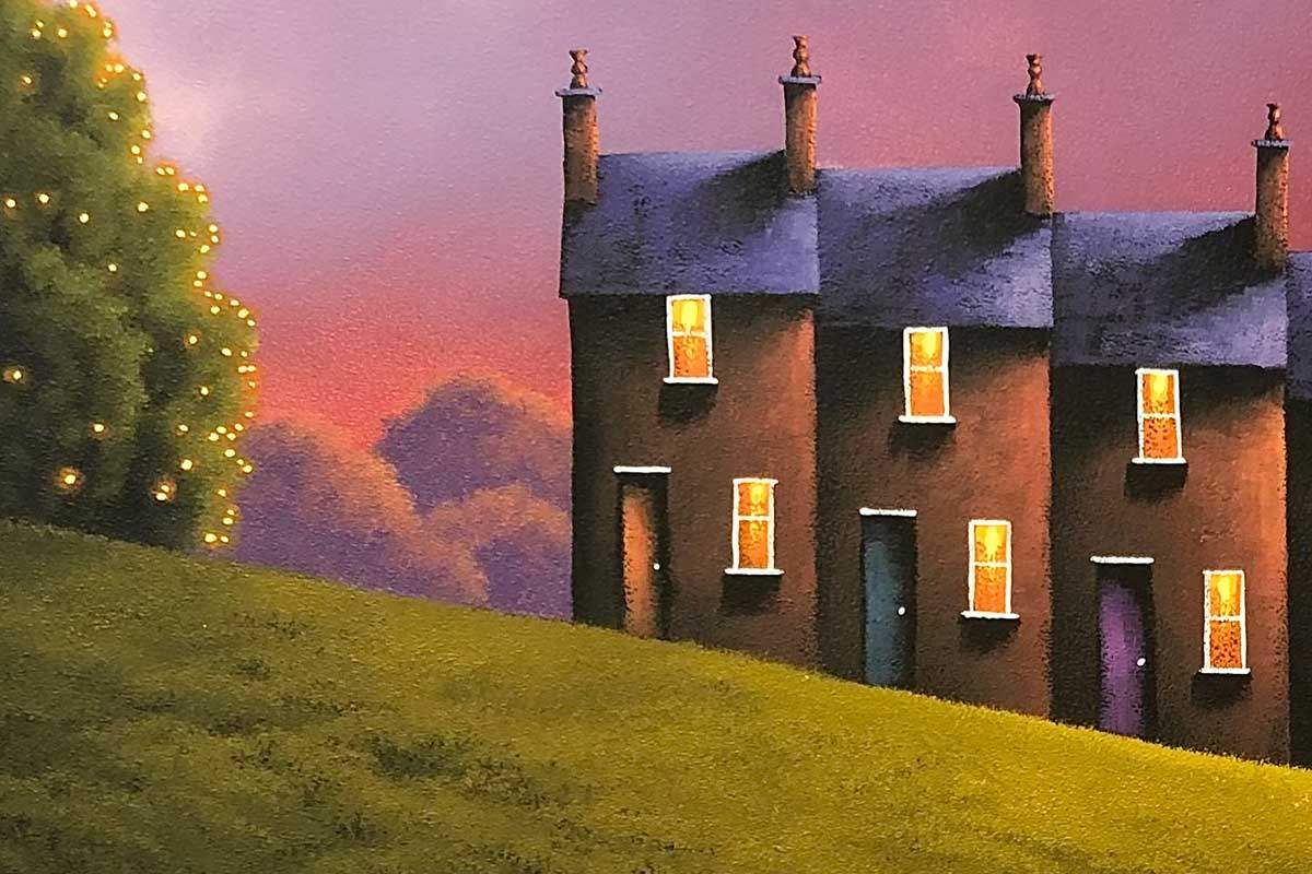 Just the Four of Us - Original - SOLD by artist David Renshaw - Wyecliffe Galleries