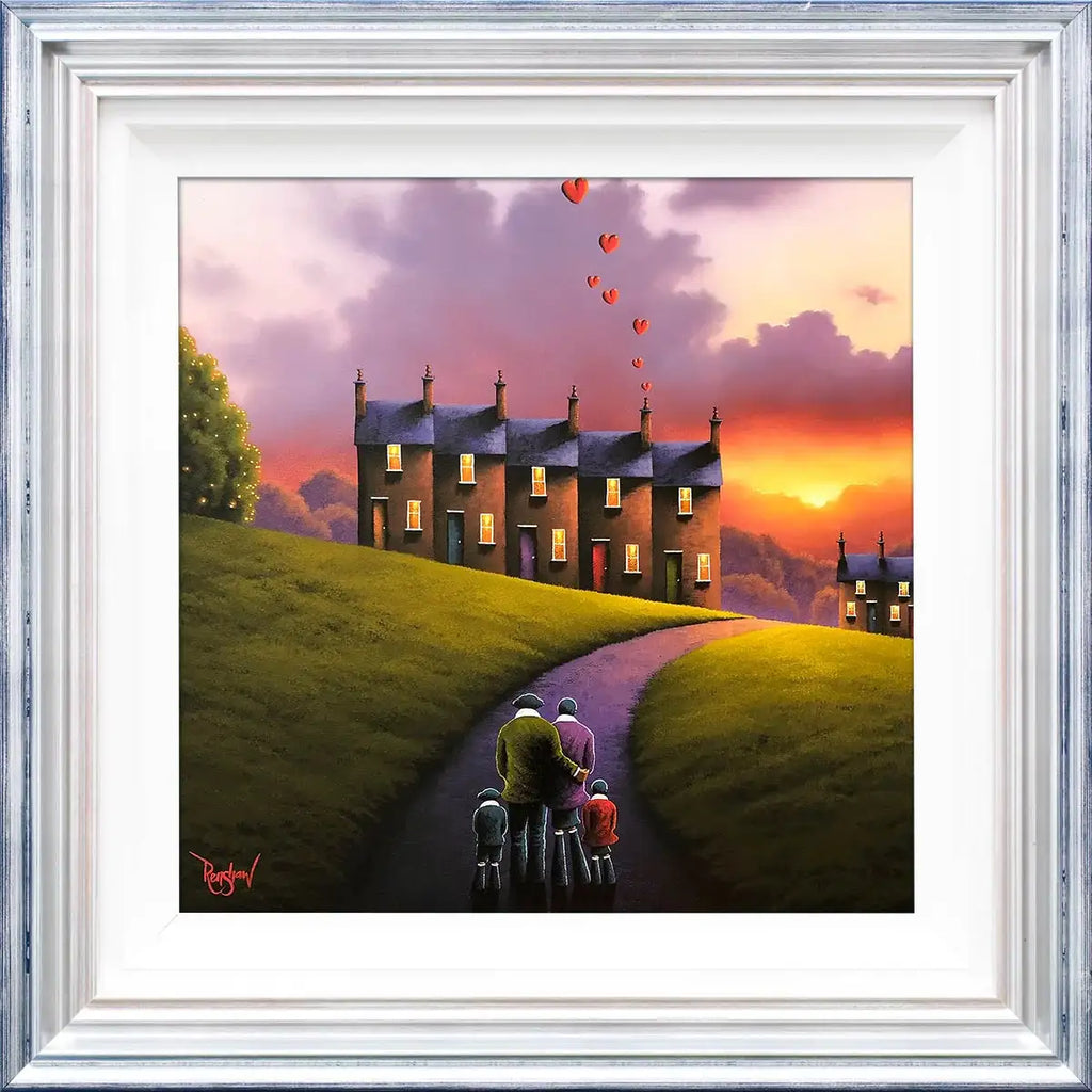 Just the Four of Us - Original - SOLD by artist David Renshaw - Wyecliffe Galleries