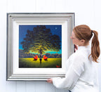 Our First Kiss - Original - SOLD by artist David Renshaw - Wyecliffe Galleries