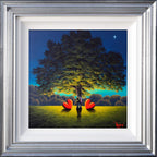 Our First Kiss - Original - SOLD by artist David Renshaw - Wyecliffe Galleries