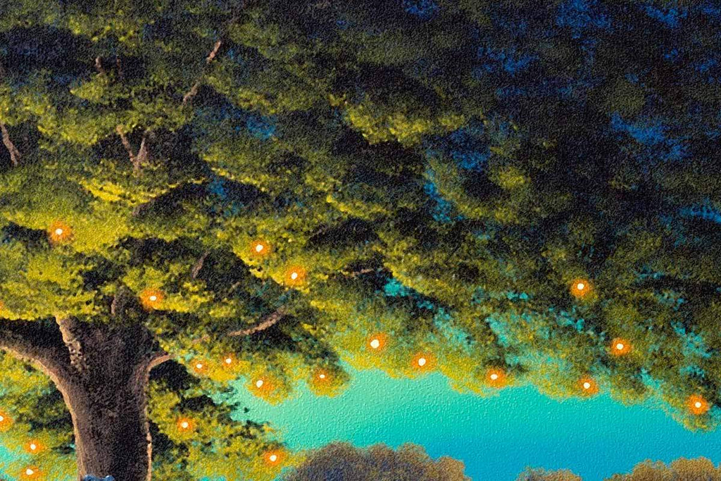 Our First Kiss - Original - SOLD by artist David Renshaw - Wyecliffe Galleries