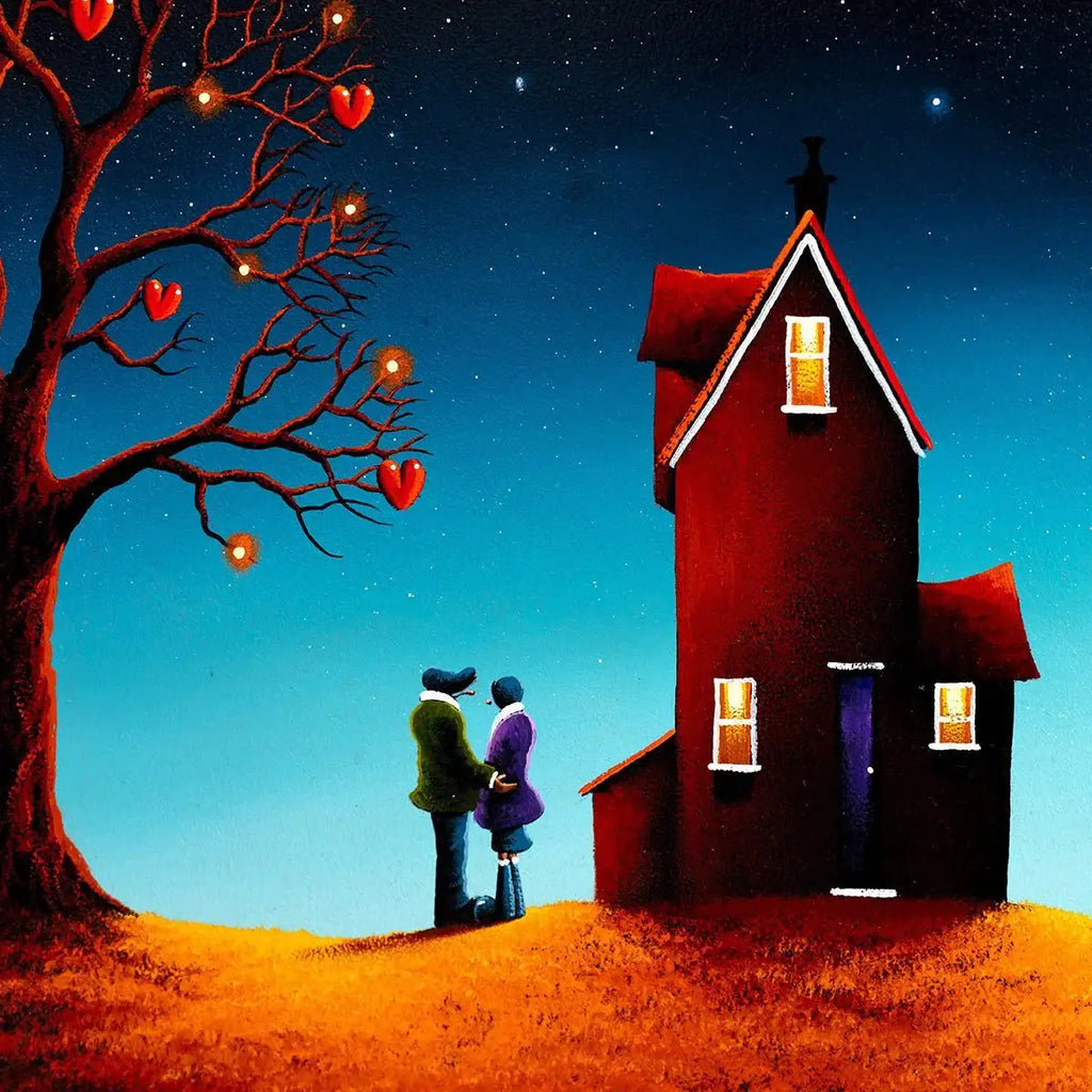 Our Home - Original - SOLD by artist David Renshaw - Wyecliffe Galleries