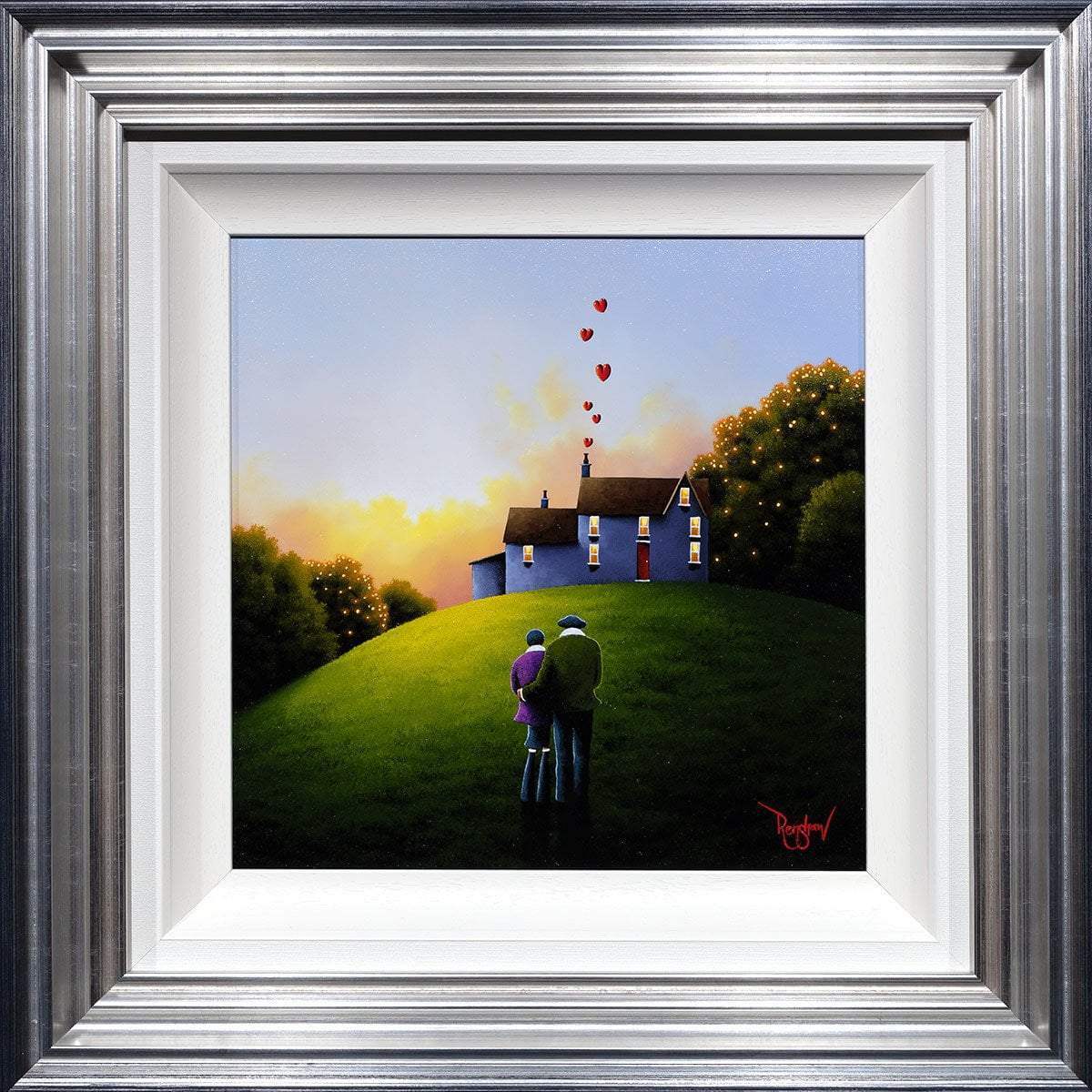 Our Home, Together - Original - SOLD by artist David Renshaw - Wyecliffe Galleries