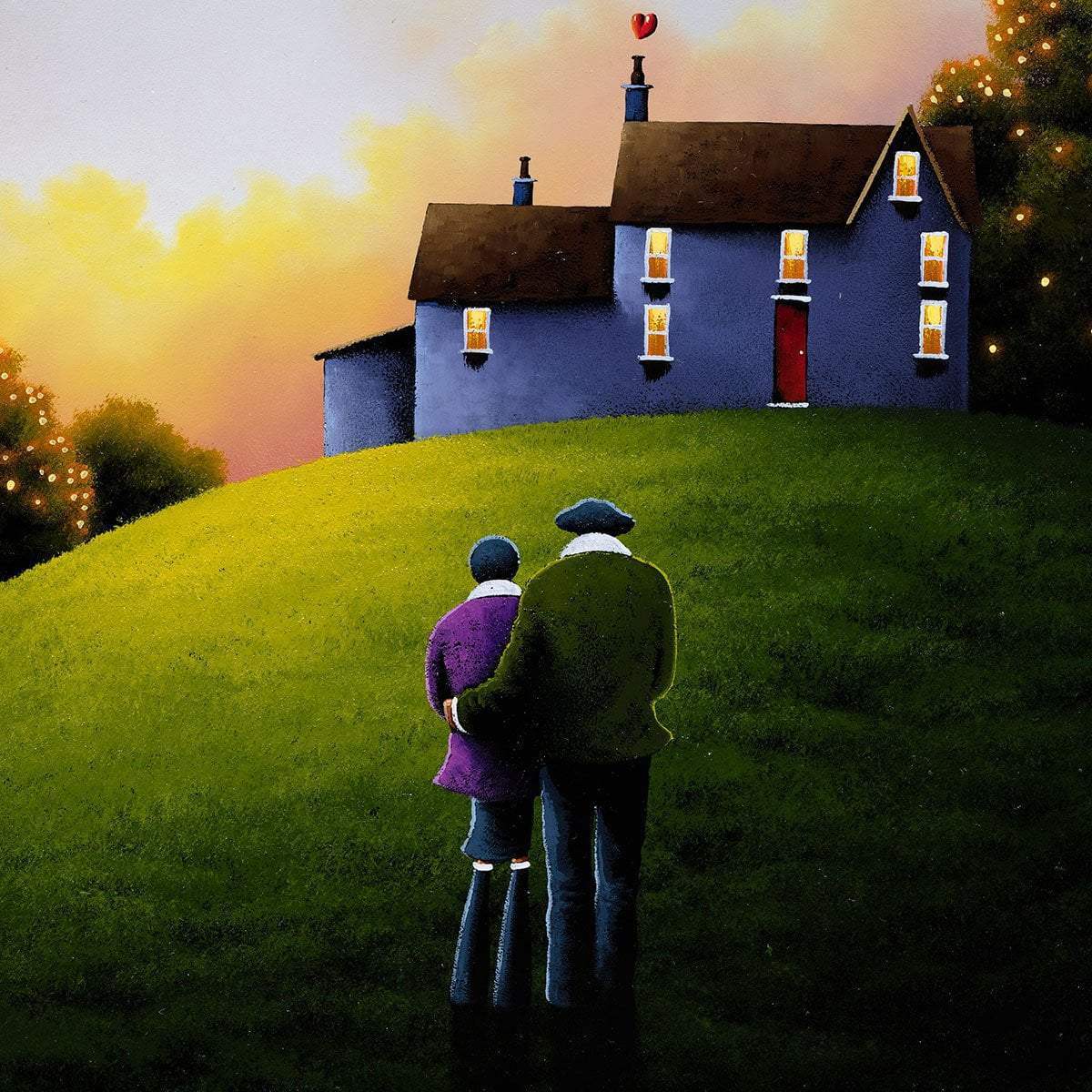 Our Home, Together - Original - SOLD by artist David Renshaw - Wyecliffe Galleries
