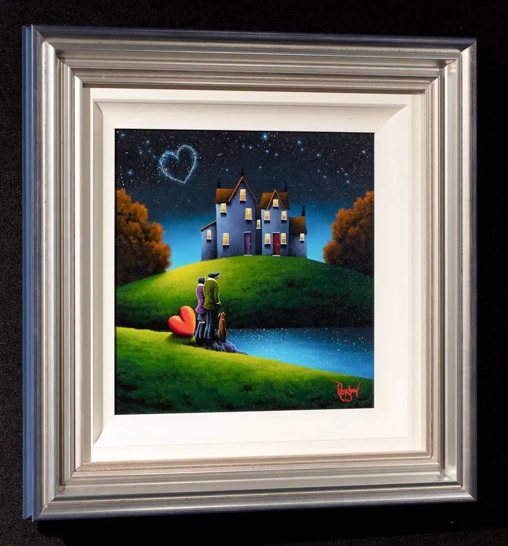 Our House On The Hill - Original - SOLD by artist David Renshaw - Wyecliffe Galleries