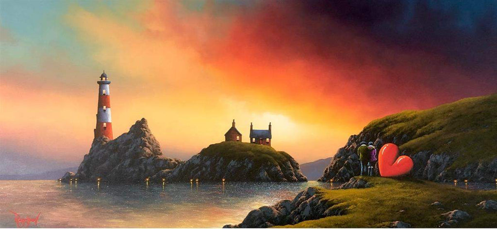 Our Love at World's End - Original - SOLD by artist David Renshaw - Wyecliffe Galleries