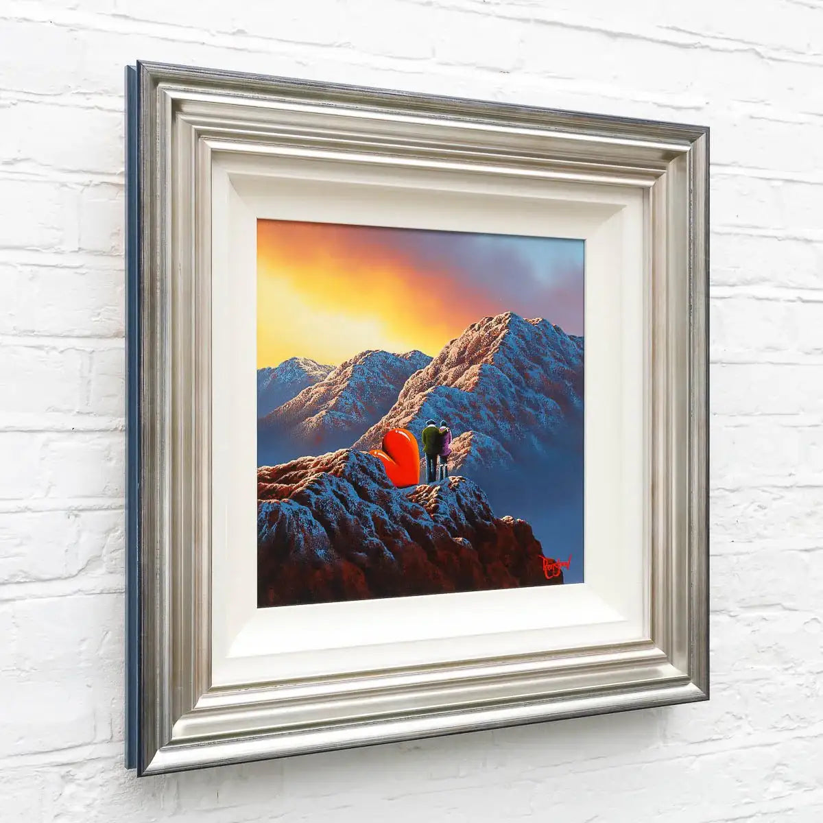 Our Love Can Move Mountains - Original - SOLD by artist David Renshaw - Wyecliffe Galleries