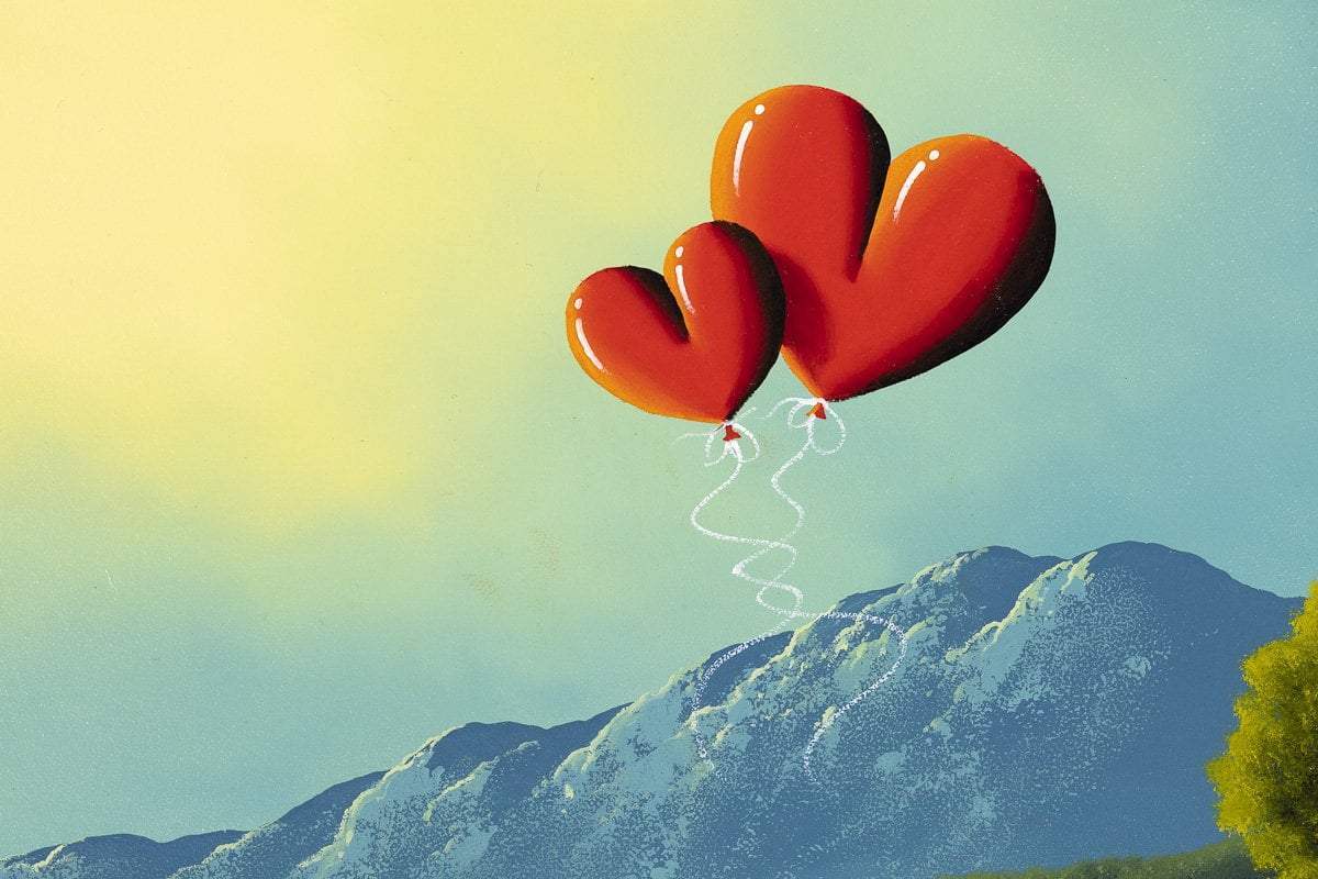 Our Love Entwined - Original - SOLD by artist David Renshaw - Wyecliffe Galleries