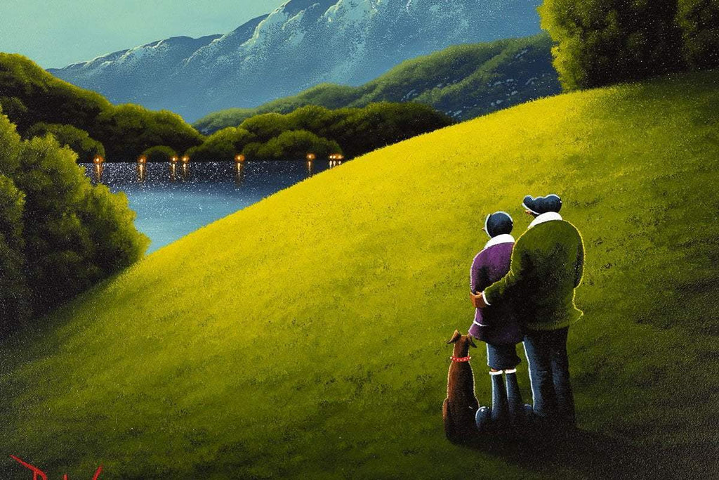 Our Love Entwined - Original - SOLD by artist David Renshaw - Wyecliffe Galleries